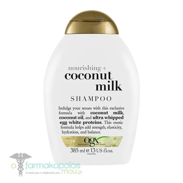 OGX Coconut Milk Nourishing Shampoo, 385ml