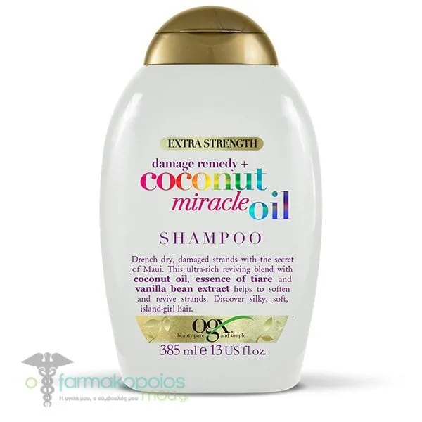 OGX Coconut Miracle Oil Damage Remedy Shampoo, 385ml