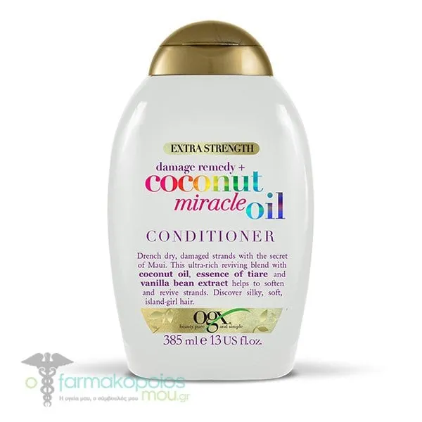 OGX Coconut Miracle Oil Damage Remedy Conditioner, 385ml