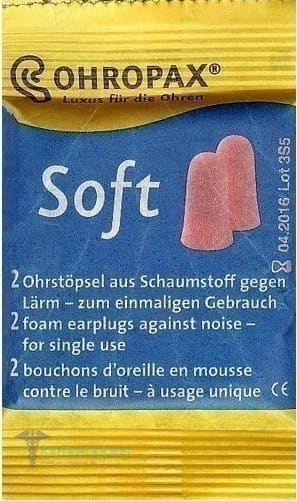 Ohropax Soft Αφρώδεις Ωτοασπίδες, 2 τεμάχια
