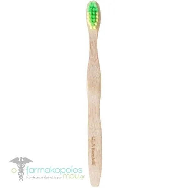 Ola Bamboo Kids Toothbrush Green, 1pc
