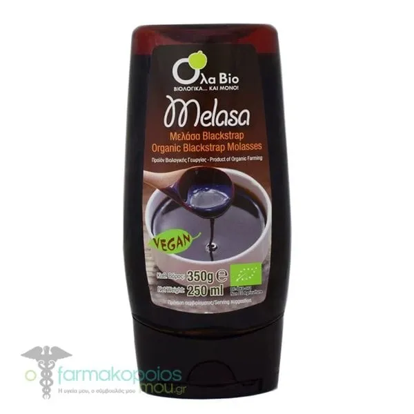 Ola Bio Μελάσα Blackstrap Squeeze, 350g