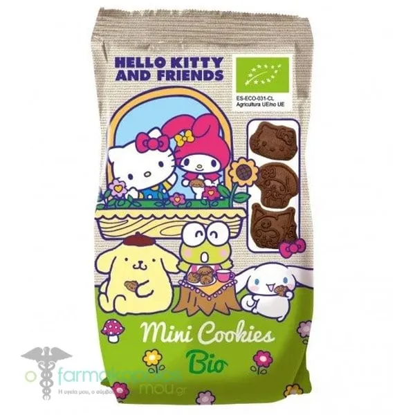 Ola Bio Hello Kitty & Friends Mini Cookies, 100g