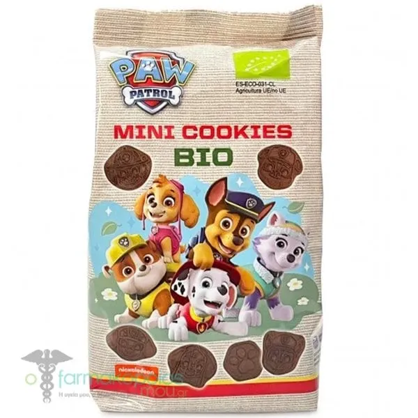 Ola bio Mini Cookies Paw Patrol Organic Cocoa, 100gr