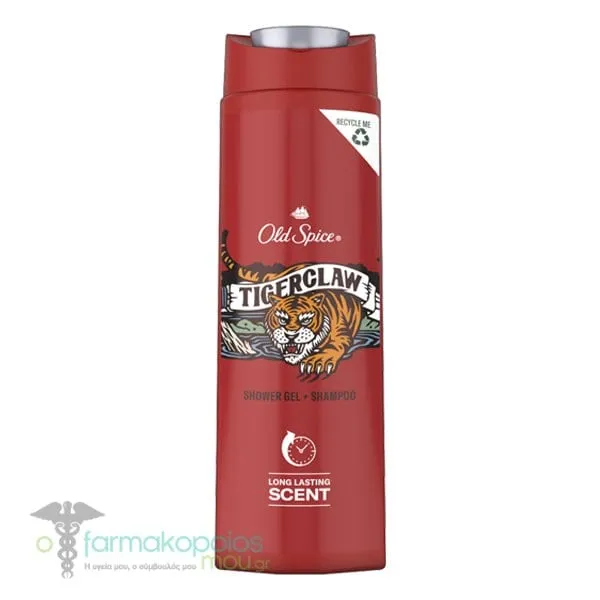 Old Spice Tiger Claw Shower Gel & Shampoo, 400ml