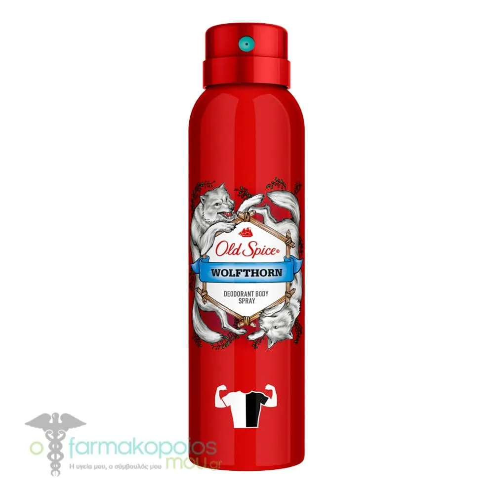 Old Spice Wolfthorn Spray Deodorant, 150ml