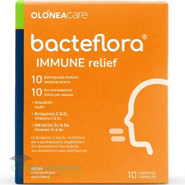 Olonea Bacteflora Immune Relief, 10 vcaps