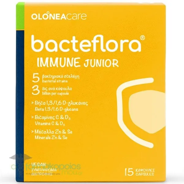 Olonea Bacteflora Junior Immune, 15caps