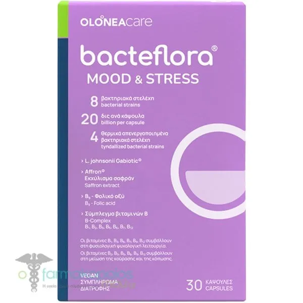 Olonea® Bacteflora Mood & Stress, 30caps