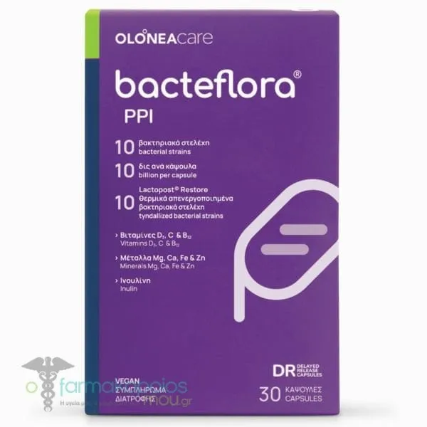 Olonea Care BacteFlora PPI, 30vcaps
