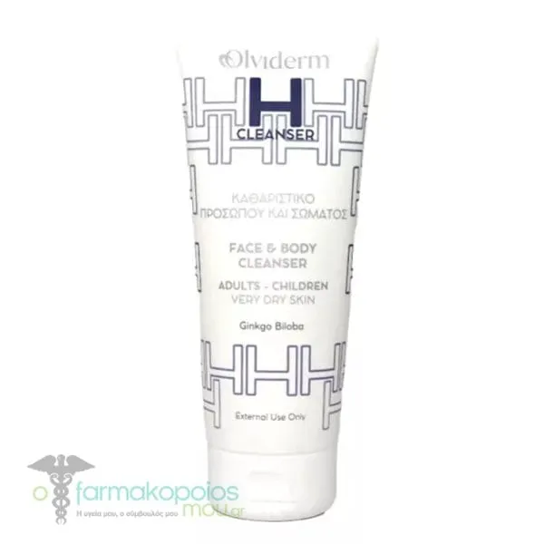 Olviderm H Face & Body Cleanser, 200ml