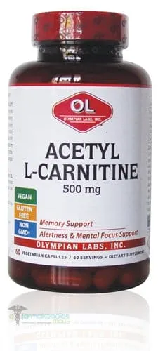 Olympian Labs Acetyl L-Carnitine 500mg, 60caps