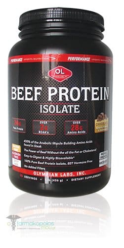 Olympian Labs Beef Protein 98% Choco Flavor, 454gr