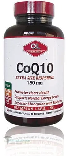 Olympian Labs Co Q10 Extra Bioperine 150mg, 60caps