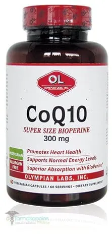 Olympian Labs CοQ 10 Super Bioperine 300mg, 60caps