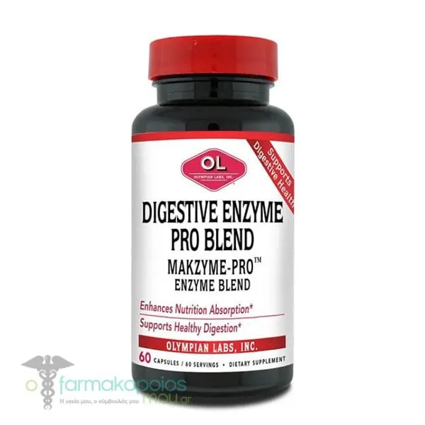 Olympian Labs Digestive Enzyme Pro Blend, 60veg.caps