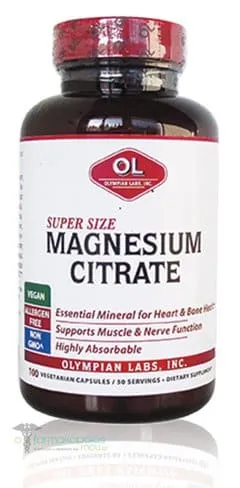 Olympian Labs Super Magnesium Citrate, 100caps