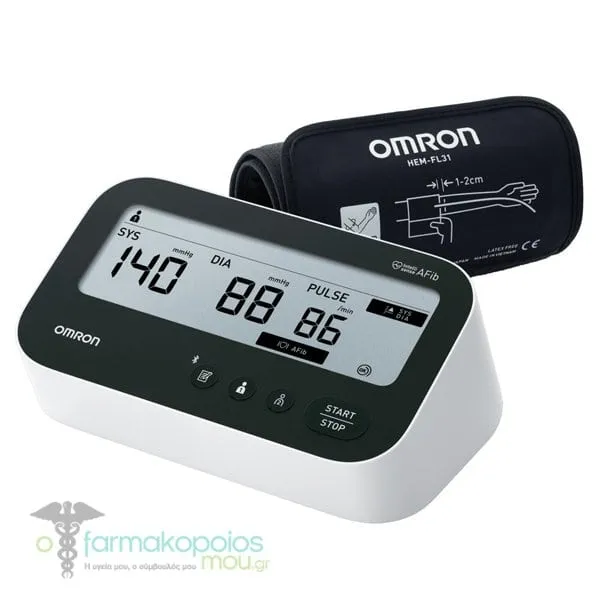 Omron M4 Connect AFib Έξυπνο Πιεσόμετρο Μπράτσου, 1τεμ