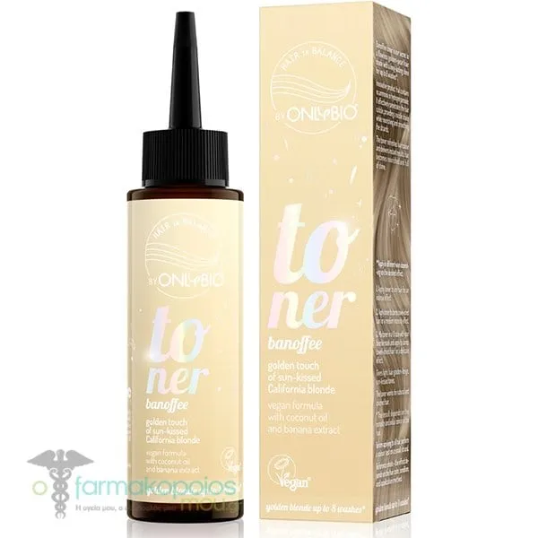 OnlyBio Toner Banoffee Χωρίς Αμμωνία, 100ml
