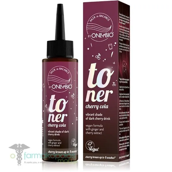 OnlyBio Toner Cherry Cola Χωρίς Αμμωνία, 100ml