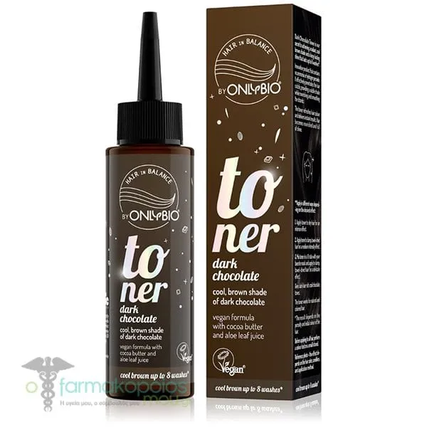 OnlyBio Toner Dark Chocolate Χωρίς Αμμωνία, 100ml