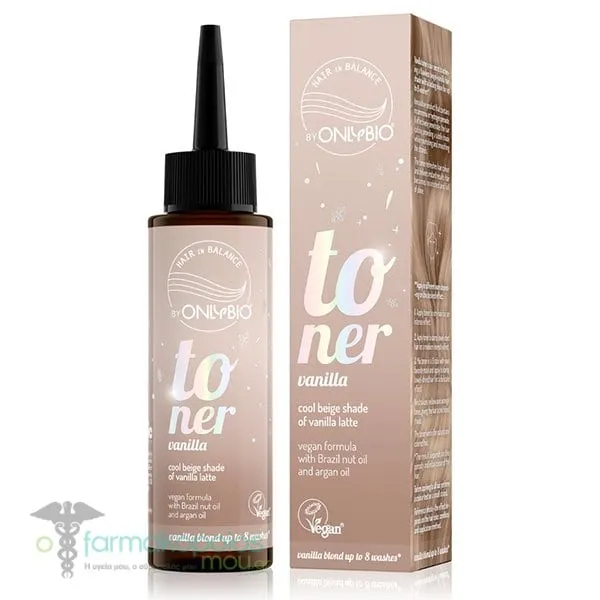 OnlyBio Toner Vanilla Χωρίς Αμμωνία, 100ml