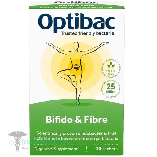 OptiBac Bifido & Fibre, 10sachets