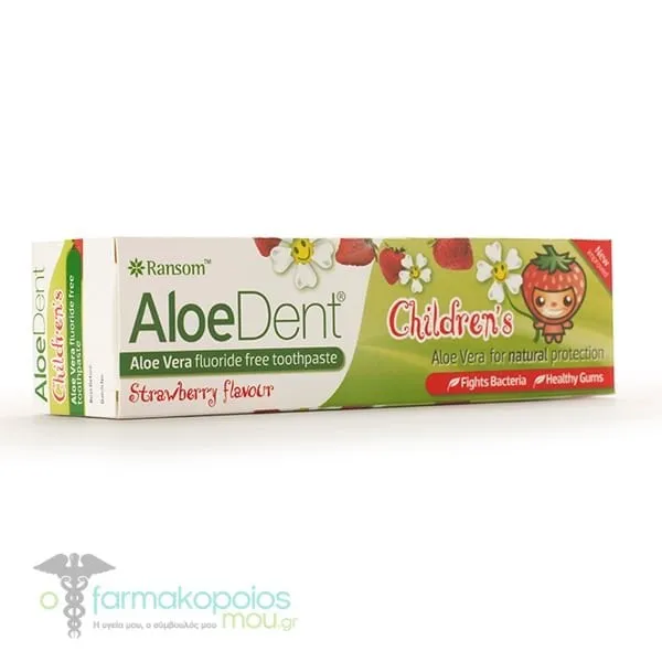 Optima Aloe Dent Strawberry Children's Toothpaste, 50ml