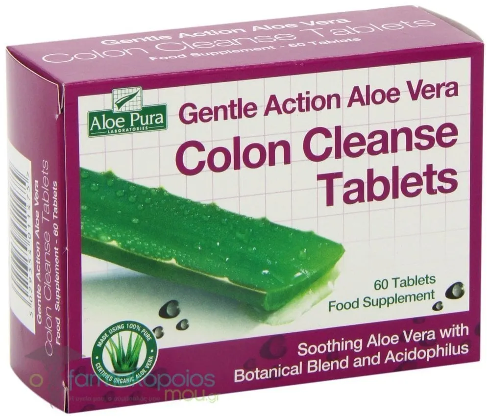 Optima Aloe Vera Colon Cleanse, 60tabs