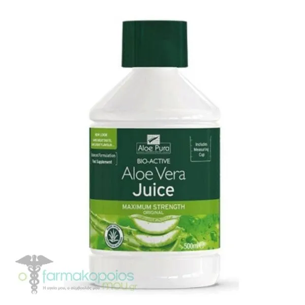 Optima Aloe Vera Juice Maximum Strength 100% Natural, 500ml