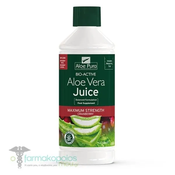 Optima Aloe Vera Juice with Cranberry, 1lt
