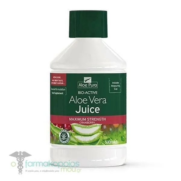 Optima Aloe Vera Juice with Cranberry, 500ml