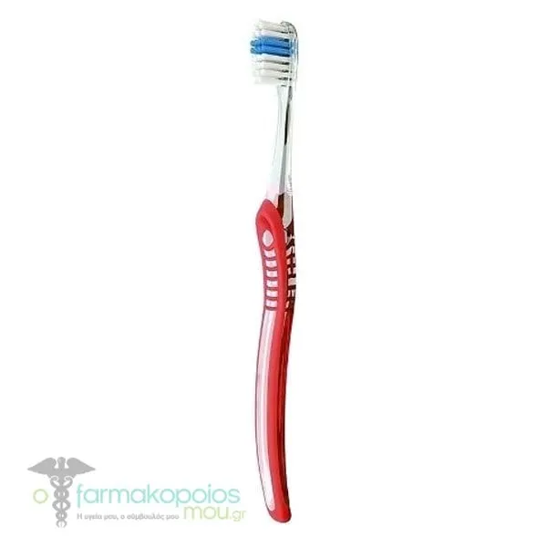 Oral-B 123 Indicator Toothbrush Medium 35mm, 1pc - Κόκκινο