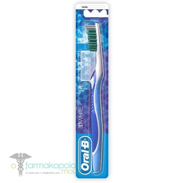 Oral B 3D White Toothbrush Medium, 1 piece