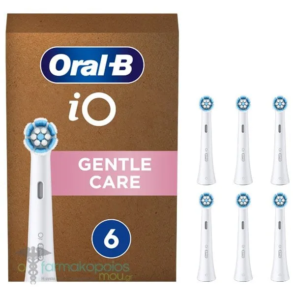 Oral-B iO Gentle Care Replacement Electric Toothbrush Heads, 6pcs