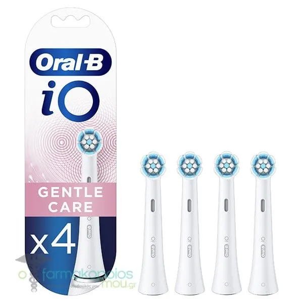 Oral-B iO Gentle Care Electric Toothbrush Replacement Heads, 4pcs