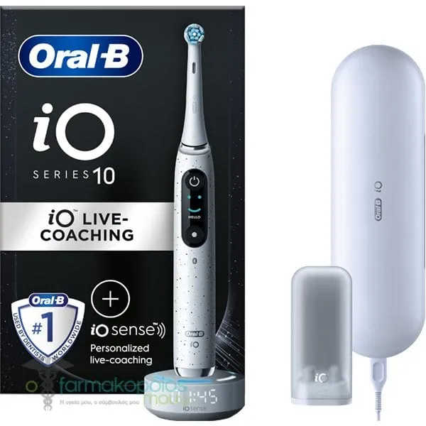 Oral-B iO Series 10 Electric Toothbrush Magnetic Stardust White, 1pc