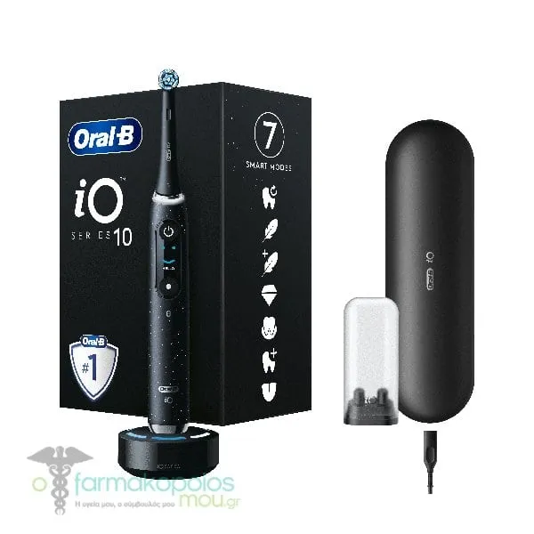 Oral-B iO Series 10 Electric Toothbrush Cosmic Black, 1pc - 002 Μαύρο
