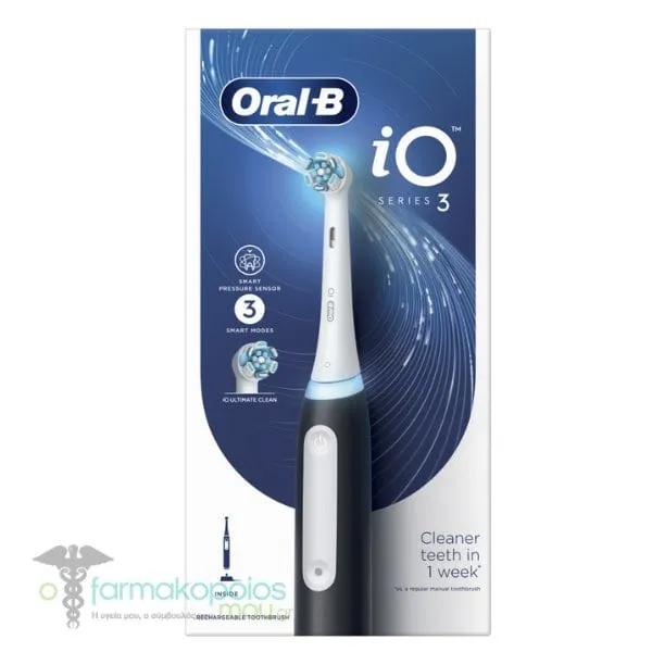 Oral-B iO Series 3 Electric Toothbrush, 1pc - Matt Black