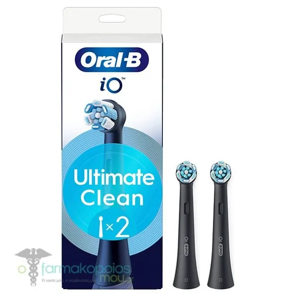 Oral-B iO Ultimate Clean Ανταλλακτικές Κεφαλές Ηλεκτρικής Οδοντόβουρτσας, 2τεμ