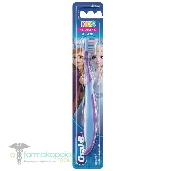 Oral-B Kids Extra Soft Toothbrush 3-5Y, 1pc - Frozen Μπλε-Μωβ