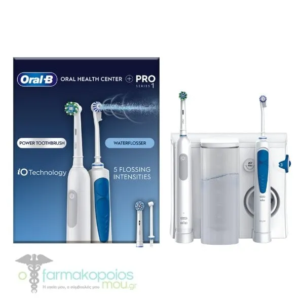 Oral-B Oral Health Center Pro Series 1 with Waterflosser, 1pc & Power Toothbrush, 1pc, 1set