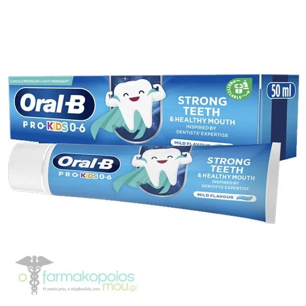 Oral-B Pro Kids Toothpaste 0-6Y, 50ml