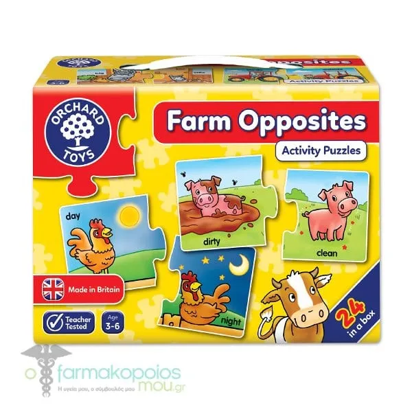 Orchard Toys Farm Opposites Jigsaw Puzzle (ORCH208), 1pc