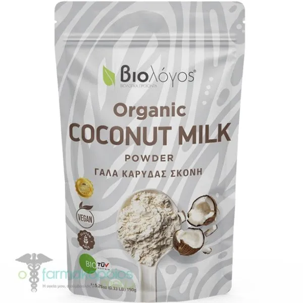 Βιολόγος Organic Coconut Milk Powder, 150gr