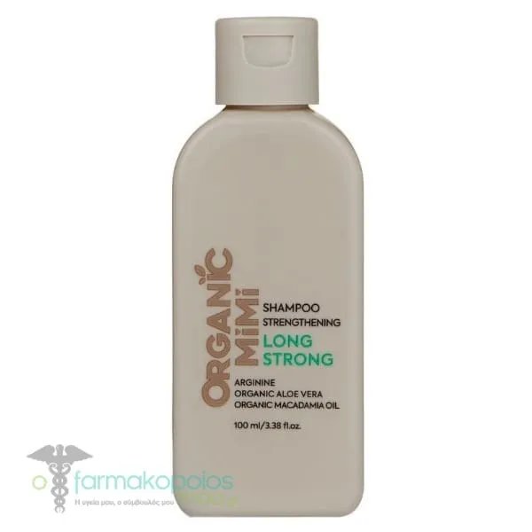 Organic Mimi Long Strong Σαμπουάν Ενδυνάμωσης, 100ml