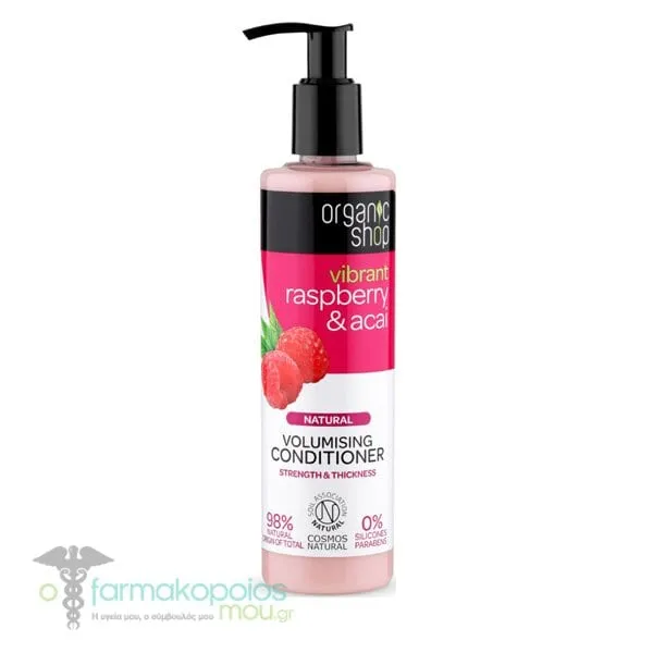 Organic Shop by Natura Siberica Raspberry & Acai Volumising Conditioner, 280ml