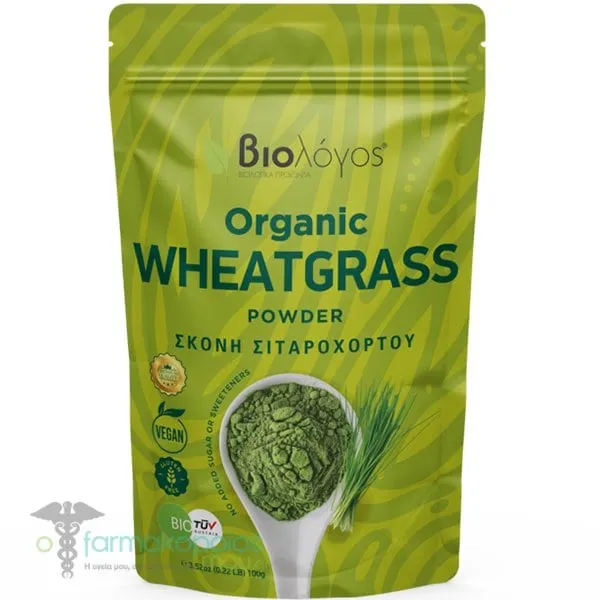 Βιολόγος Organic Wheatgrass Powder, 100gr