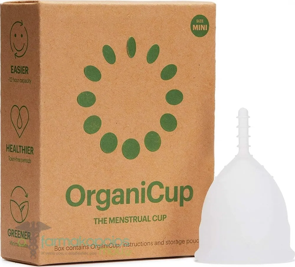 OrganiCup Menstrual Cup Size Mini Κύπελλο Περιόδου, 1 τεμάχιο