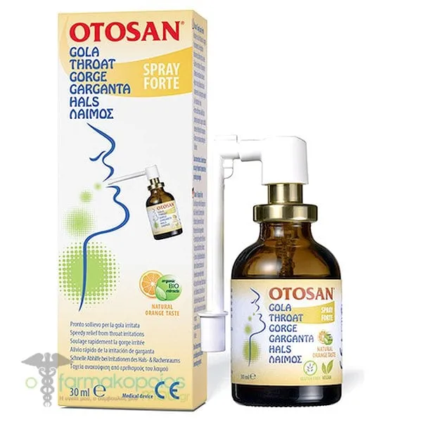 Otosan Throat Spray Forte 12Y+, 30ml